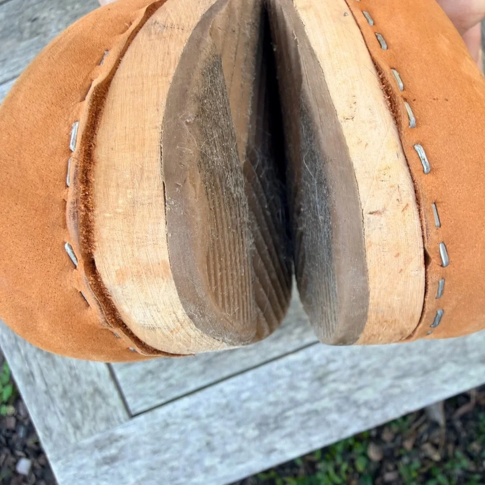 Lotta From Stockholm tan nubuck Clogs - Picture 7 of 8